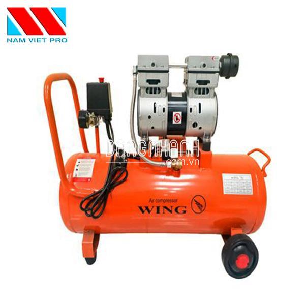 MÁY BƠM HƠI MINI KHÔNG DẦU 1HP WING TW-OF750-35L, BÌNH CHỨA 35L