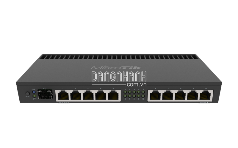THIẾT BỊ MẠNG MIKROTIK RB4011IGS+RM - 1SFP, 10 CỔNG MẠNG GIGABIT - 350 USER
