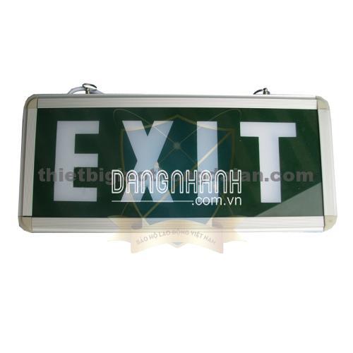 Đèn thoát hiểm EXIT hình chữ nhật màu xanh lá Trung Quốc