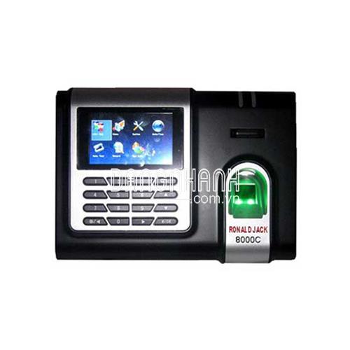 Máy chấm công Ronald Jack 8000C (vân tay & thẻ cảm ứng)