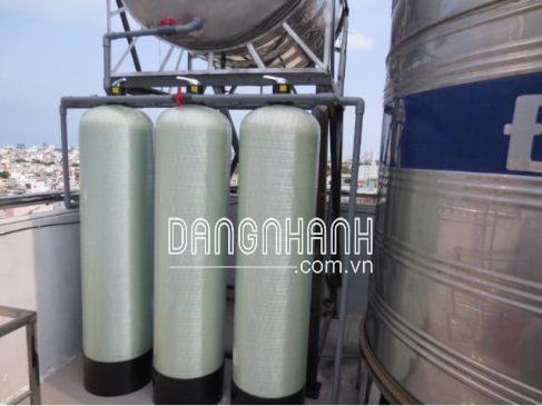 Hệ thống lọc nước giếng khoan 03 bình composite