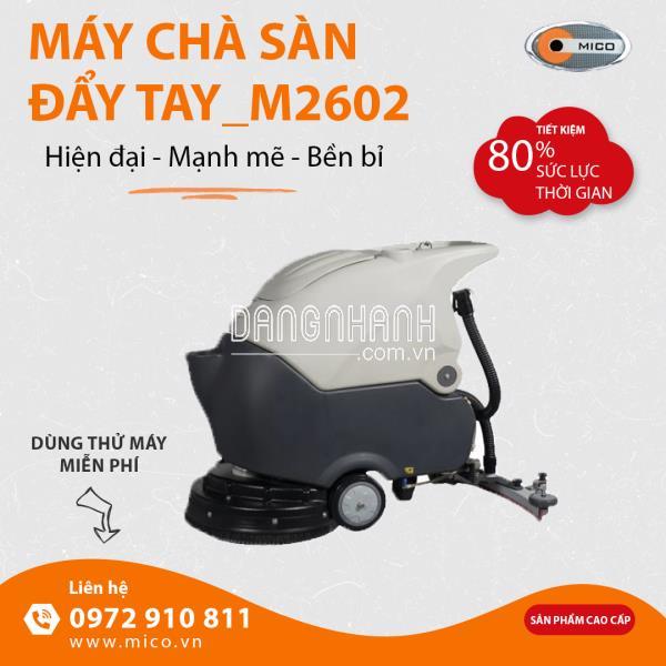 MÁY CHÀ SÀN ĐẨY TAY M2602 GIÁ ƯU ĐÃI