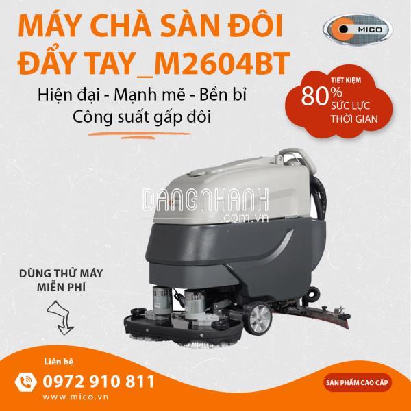 MÁY CHÀ SÀN TỰ ĐỘNG BÀN CHÀ ĐÔI M2604BT