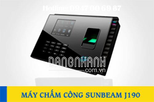 Máy Chấm Công Vân Tay Và Thẻ SUNBEAM J190