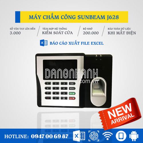 Máy Chấm Công Vân Tay Và Thẻ SUNBEAM J628