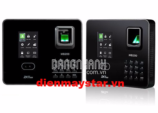 MÁY CHẤM CÔNG KHUÔN MẶT-VÂN TAY ZKTECO MB200