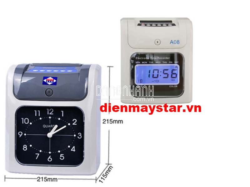 MÁY CHẤM CÔNG THẺ GIẤY OKYO A08D