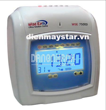 MÁY CHẤM CÔNG THẺ GIẤY WISE EYE WSE-7500D