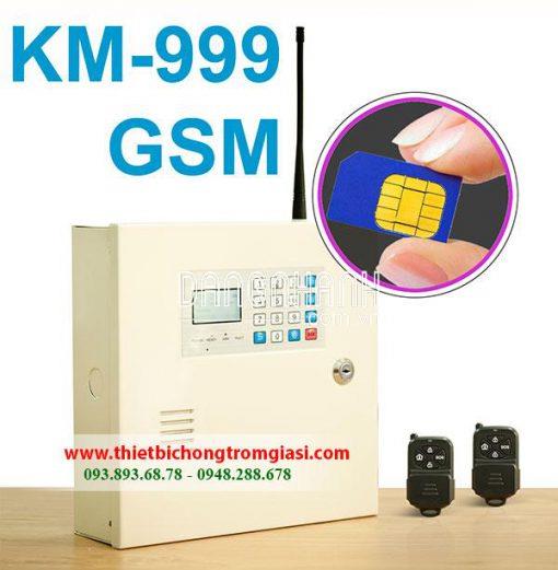 Thiết bị chống trộm hồng ngoại Komax KM 999GSM cao cấp chất liệu vỏ sắc siêu bền từ Hàn Quốc