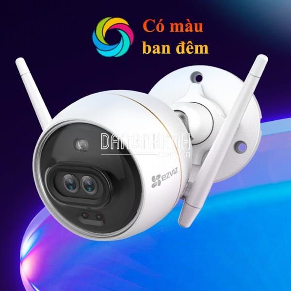 Camera ngoài trời Ezviz Wifi có màu ban đêm