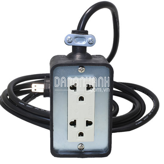 Ổ CẮM CAO SU – TOSHINO TRS-210 TẢI 2500W , DÂY DÀI 10M