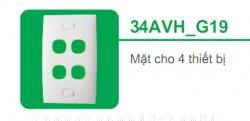 Mặt cho 4 thiết bị (34AVH_G19)