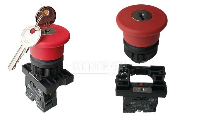Nút nhấn khẩn cấp có chìa khóa, công tắc chìa khóa