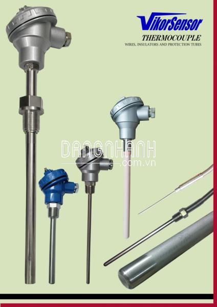 Cảm biến nhiệt độ loại Pt100, K