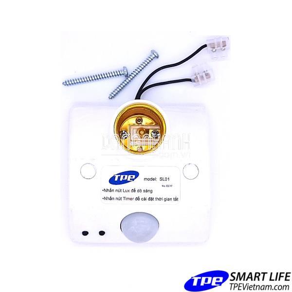 Đui đèn cảm ứng hồng ngoại chuyển động, có người bật đèn SL01(2020)