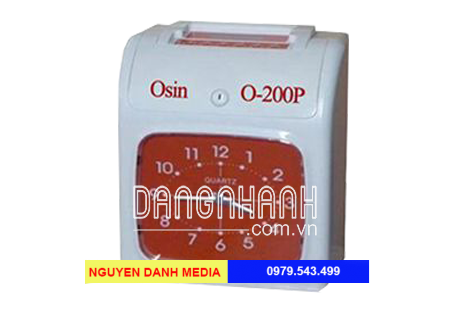 MÁY CHẤM CÔNG THẺ GIẤY OSIN O-200P