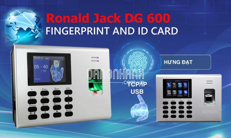 MÁY CHẤM CÔNG VÂN TAY Ronald Jack DG-600