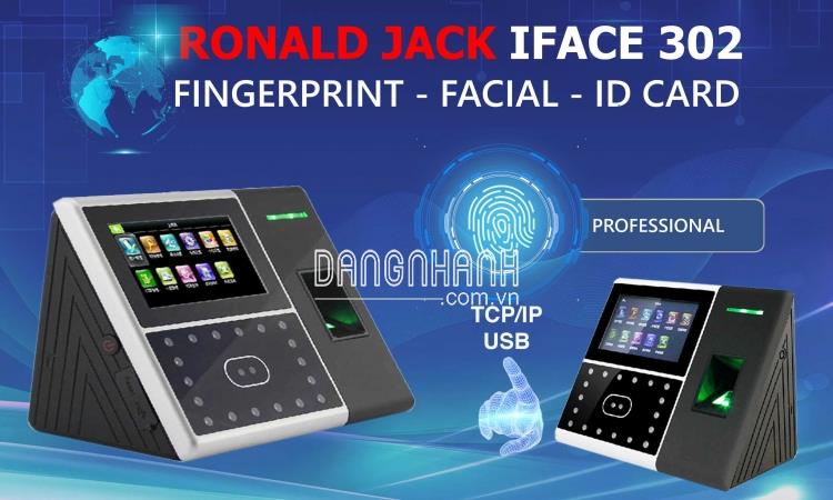 Máy chấm công khuôn mặt RONALD JACK IFACE 302