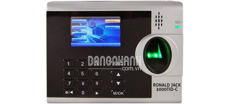 Máy chấm công vân tay thẻ Ronald Jack 3000TID
