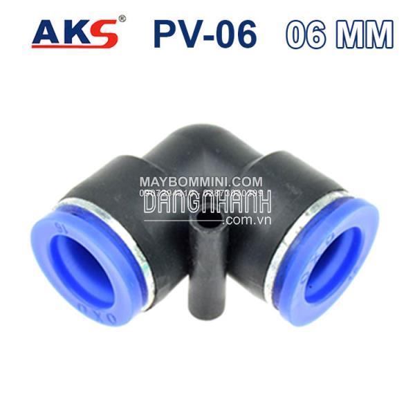 Nối nhanh ống nước khí nén AKS PV-06 6mm