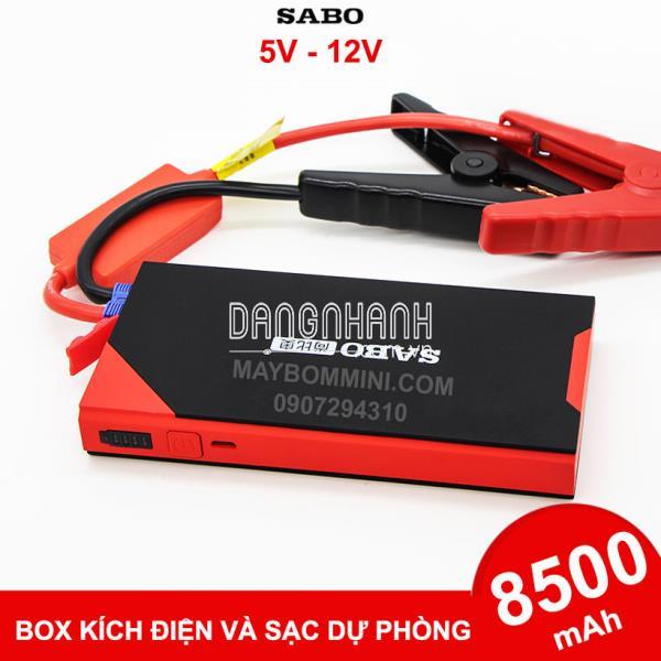 Box kích điện và sạc dự phòng ôtô xe máy 5V 12V 8500mAh 3in1