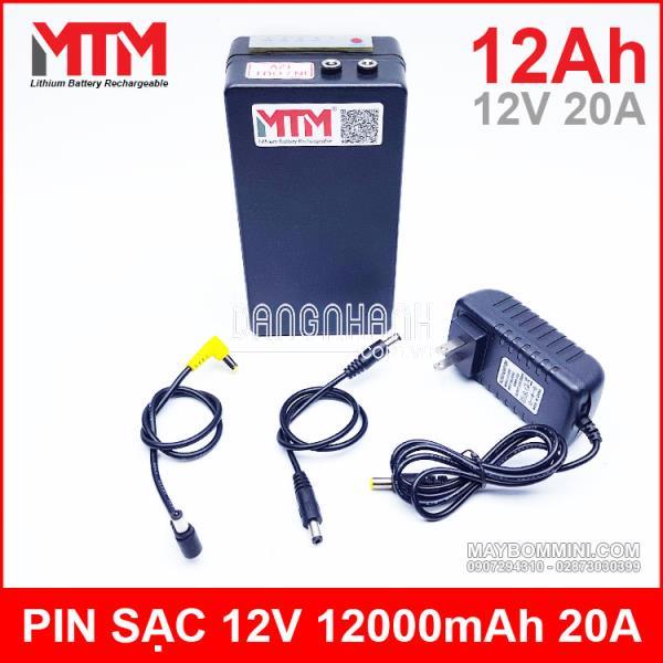 Box pin sạc lithium 12V 12000mAh 30A MTM