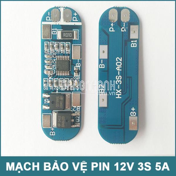 Mạch bảo vệ pin 12V 3S 5A