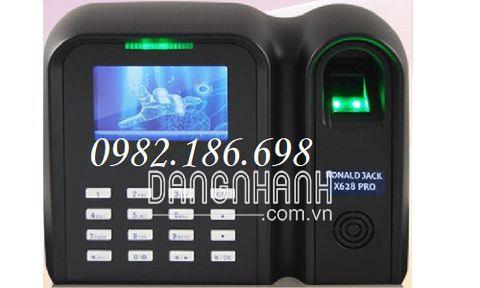 Máy chấm công vân tay + thẻ cảm ứng Ronald Jack X628 Pro