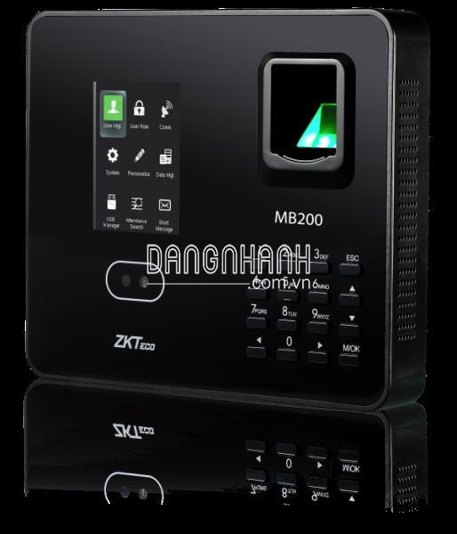 Máy chấm công khuôn mặt ZKTeco MB200 : Chấm vân tay, thẻ, khuôn mặt