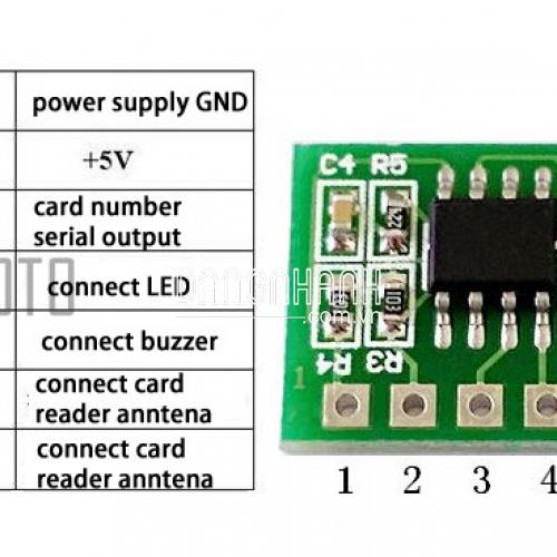 Module đọc thẻ proxy RFID 125Khz ATD2017