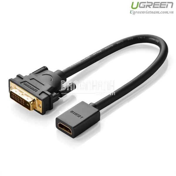 Cáp chuyển đổi DVI 24+1 to HDMI Ugreen 20118 chính hãng