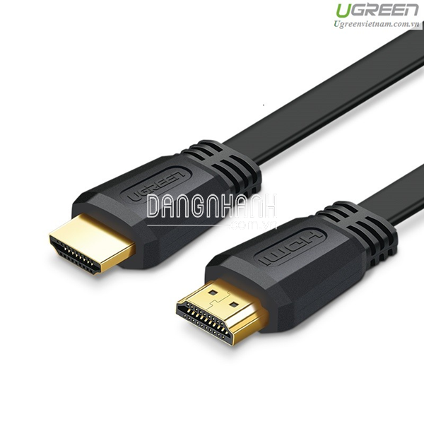 Cáp HDMI 2.0 dẹt dài 1,5m hỗ trợ 4K@60MHz chính hãng Ugreen 50819 cao cấp