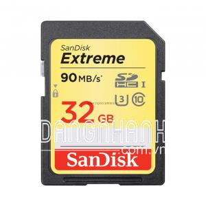 Sandisk Extreme SDHC 32GB 90MB/s 600X - Chính hãng