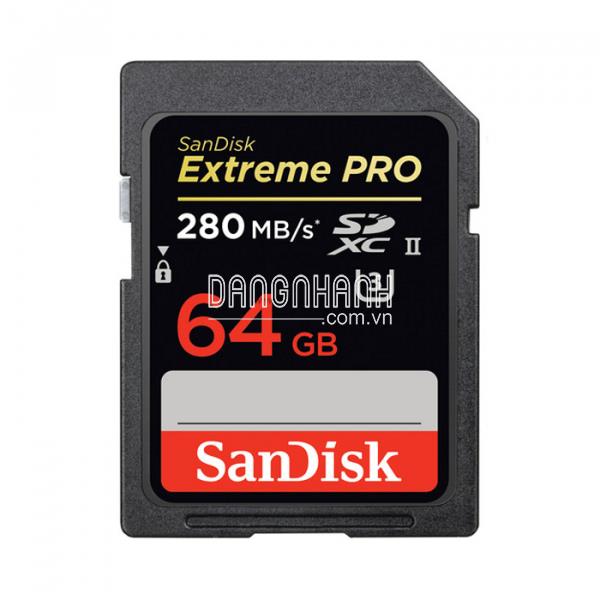 Sandisk SDHC Extreme Pro S 64GB 300MB/s 2000X - Chính hãng