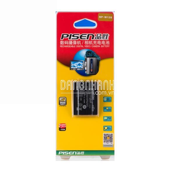 Pin Pisen NP-W126 Cho Fujifilm X-T1, X-E1, X-E2, X-E2s, X-A1, X-A2, XM1, X-Pro1, X-Pro2, HS50