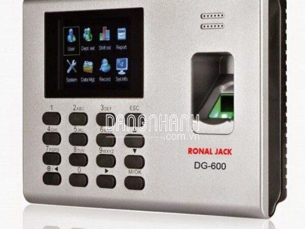 Máy Chấm Công Vân Tay – RONALD JACK DG-600 (có pin lưu điện)