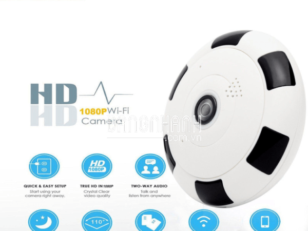 Camera WiFi Ốp Trần – V380 Panaromic Full HD 1080