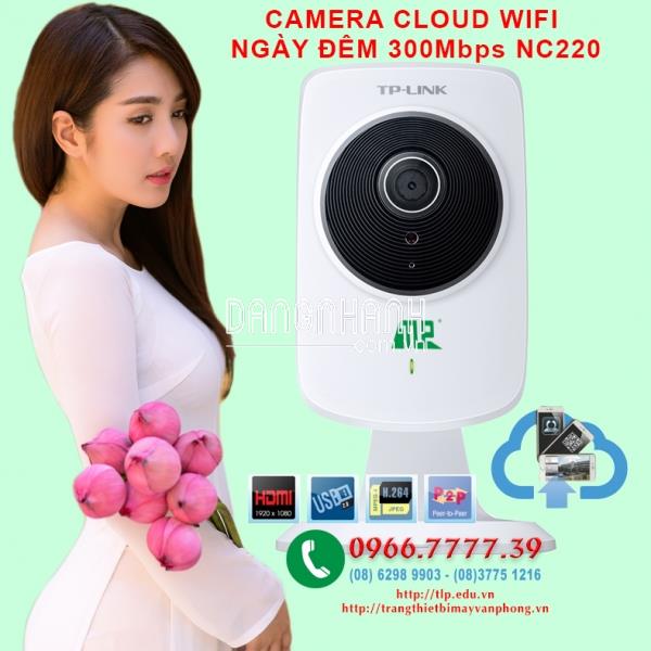 CAMERA CLOUD WI-FI NGÀY ĐÊM TỐC ĐỘ 300MBPS NC220