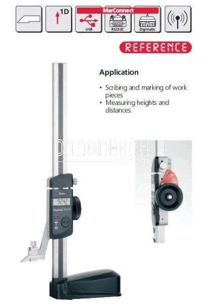 Thiết bị đo chiều cao và vạch dấu Digimar 814 SR