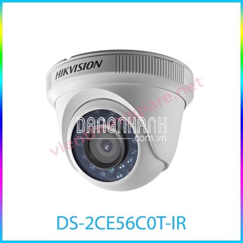 Camera HD-TVI Dome hồng ngoại 1.0 Megapixel HIKVISION DS-2CE56C0T-IR