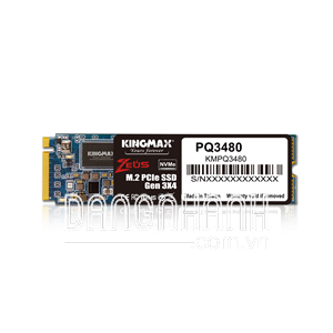 Ổ Cứng SSD KINGMAX Zeus PQ3480 256GB NVMe M.2 2280 PCIe Gen 3.0 X4