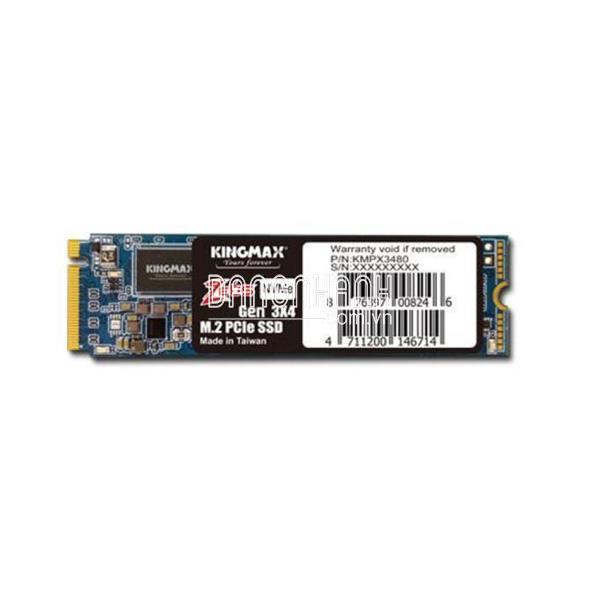 Ổ Cứng SSD KINGMAX Zeus 512GB PX3480 NVMe M.2 2280 PCIe Gen 3.0 X4