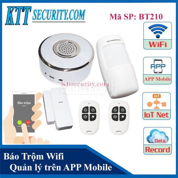 Báo trộm qua wifi BT210 - Thiết bị chống trộm nhà Tuyệt hảo