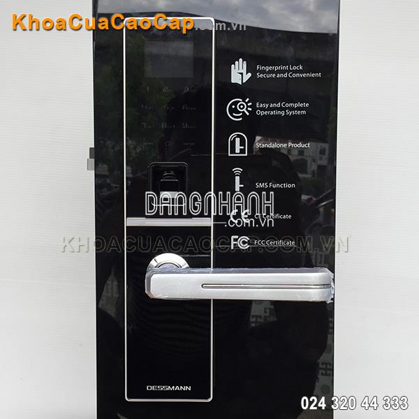 KHÓA CỬA VÂN TAY MÃ SỐ DESSMANN G800-FP