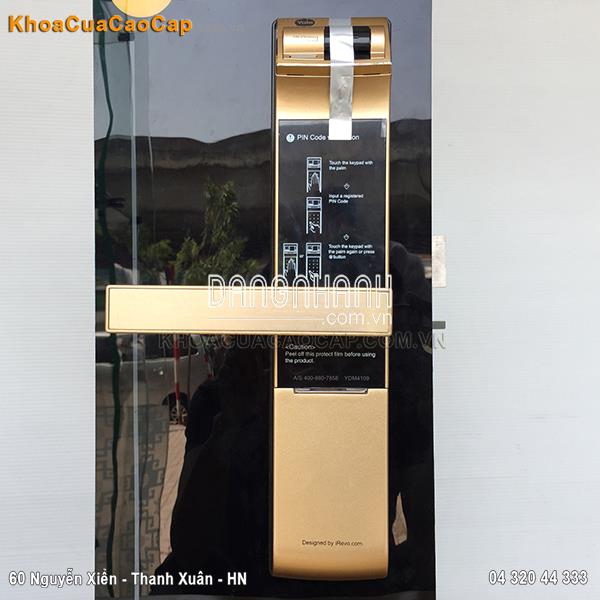 KHÓA VÂN TAY MÃ SỐ YALE YDM-4109-GOLD