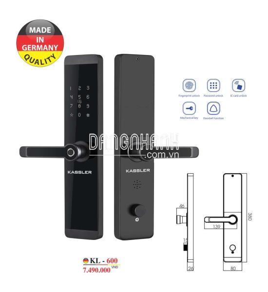 KHÓA VÂN TAY KASSLER KL-600 - TITAN SIÊU BỀN