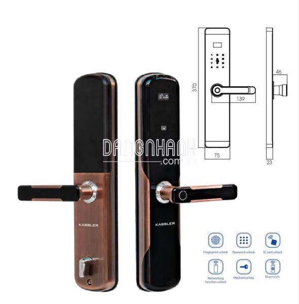 KHÓA VÂN TAY KASSLER KL-700 - QUẢN LÝ VÀ MỞ KHOÁ APP WIFI.
