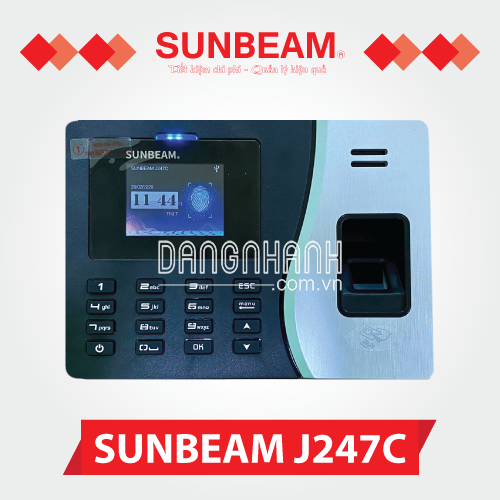 MÁY CHẤM CÔNG VÂN TAY & KIỂM SOÁT CỬA SUNBEAM J247C