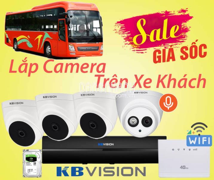 Lắp đặt camera cho xe khách,xe tải