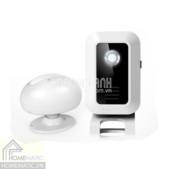 CHUÔNG BÁO KHÁCH KHÔNG DÂY HỌC LỆNH THÔNG MINH KENRUI KR-M7V2